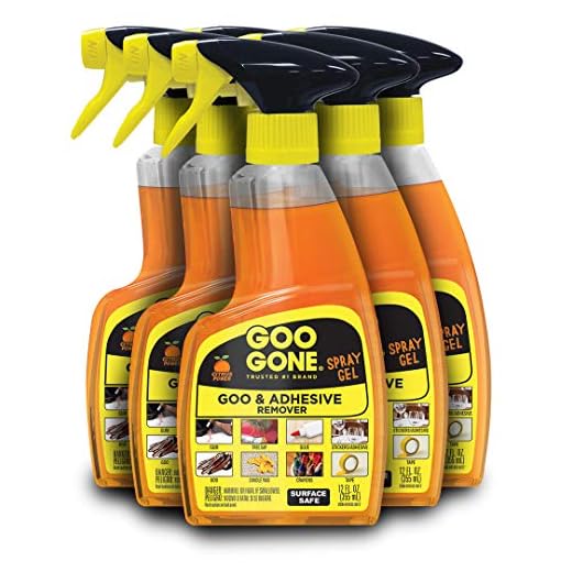 Goo Gone Adhesive Remover Spray Gel, 6 Pack
