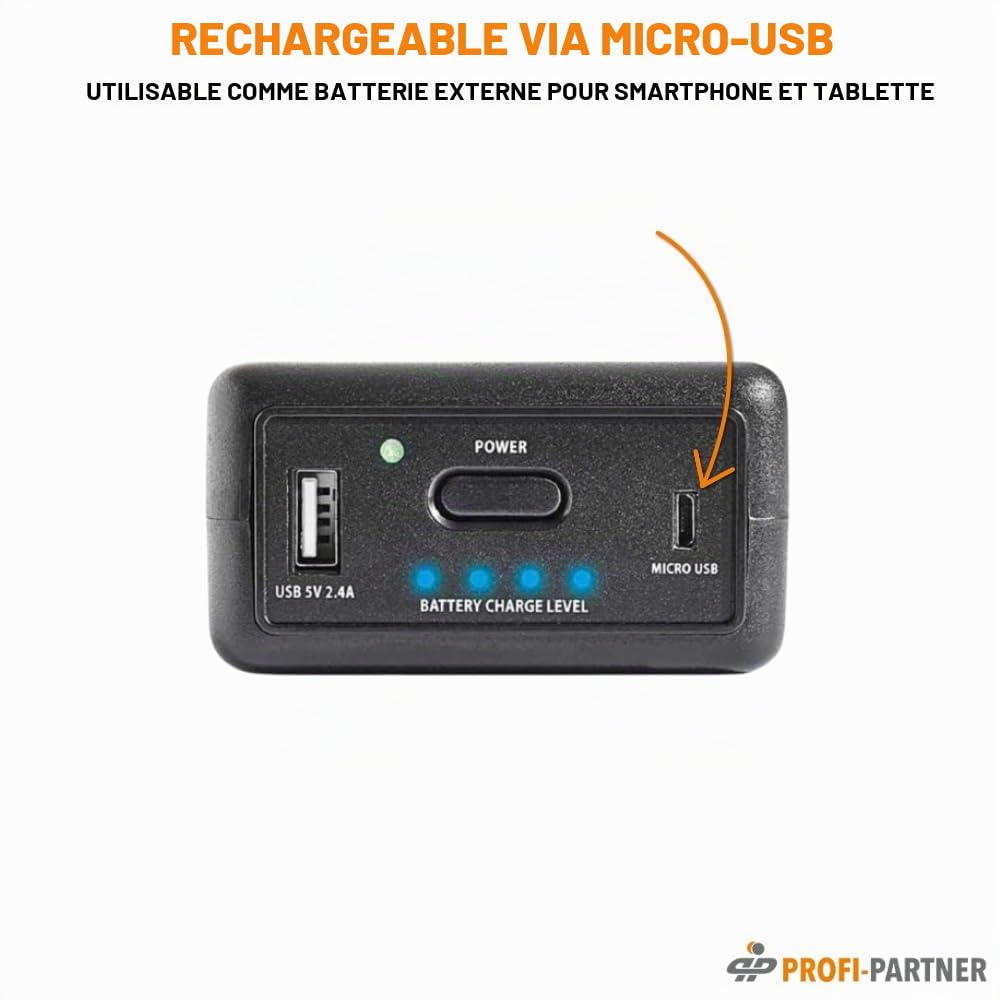 Démarreur de voiture - démarreur rapide rechargeable, connexion 12 volts, batterie USB avec indicateur de charge, auto, démarreur de batterie, alimentation allume-cigare, booster de