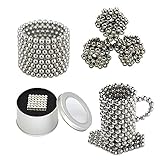  Hochwertige magnetische Kugeln / magnetische Bälle von PRESTiQ (100 Stück)  Durchmesser 5mm  Zum Basteln oder für Magnettafeln, Whiteboards, Kühlschrank, Pinnwand uvm  Fördern die Kreativität