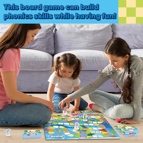 Juego de Mesa Educativo Phonics Ocean para Niños 4-6 Años miniatura 7