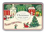 Cavallini Vintage Christmas Glitter Gift Tags