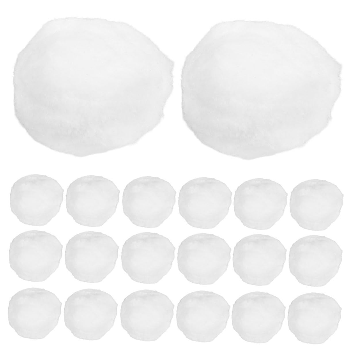 DECHOUS Palline Filtranti per Piscina in Fibra Bianca 1000g, Filtro Professionale per Acquari e Piscine, Accessorio per Pulizia Acqua Limpida Lungo Termine