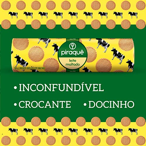Piraquê Leite Maltado - Biscoito, Pacote 160g
