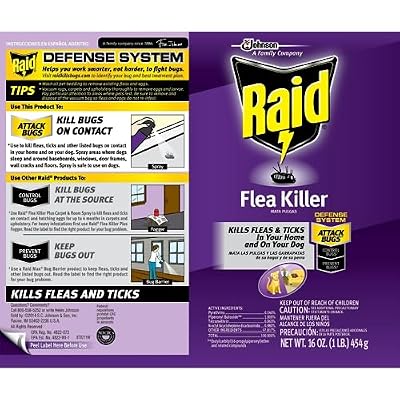 Raid Flea Killer 16 OZ ( حزمة من 3 )
