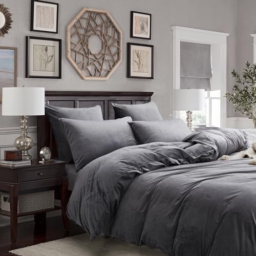 Gezu Ropa de cama de invierno de felpa cálida