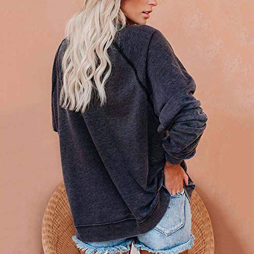 HGps8w Having A Weird Mom Builds Character Sweatshirt Womens Funny Letter Print Casual Long Sleeve Crewneck Pullover Tops3
