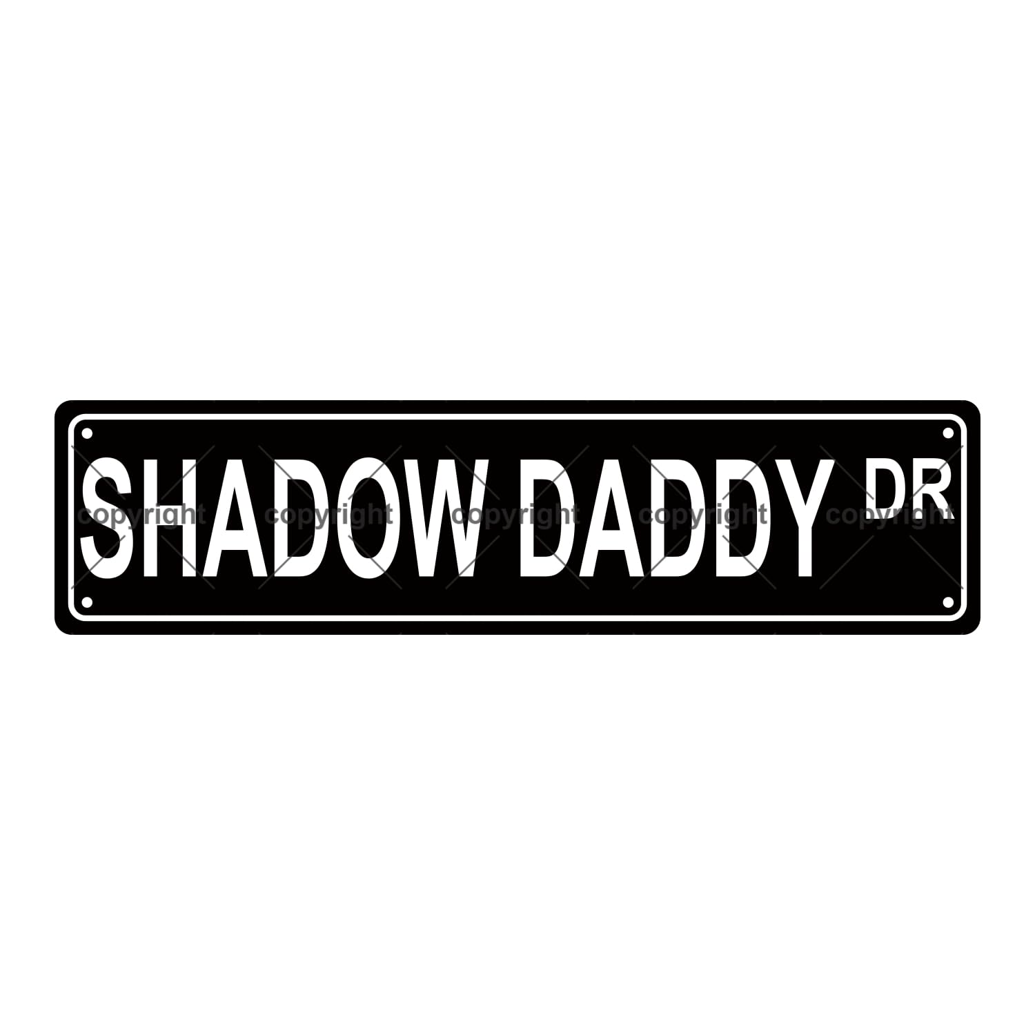 Shadow Daddy DR Bookshelf Metal Tin Street Sign Bar Cafe Garage Cave Home Room Wall Bathroom Farmhouse Garden Porch Patio Decor,4x16 Inch