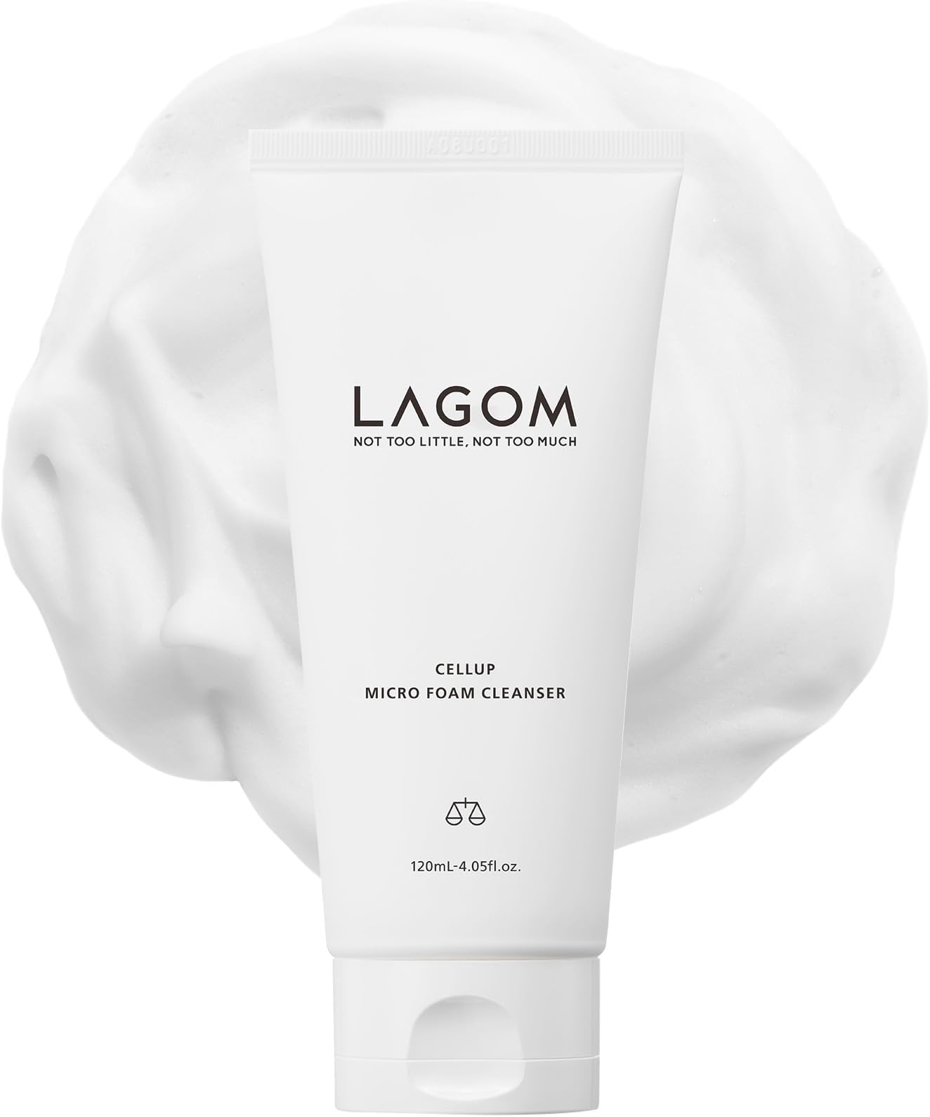 [LAGOM] CELLUP MICRO FOAM CLEANSER, 120ml-4.05fl.oz., Deep-cleansing, Fine-dust Cleansing, Residue Free, Hydrating Cleanser