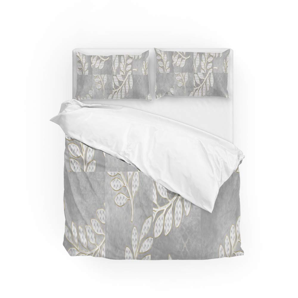 Parure de lit housse de couette chat et 2 taies d'oreiller, linge de lit enfant facile d'entretien