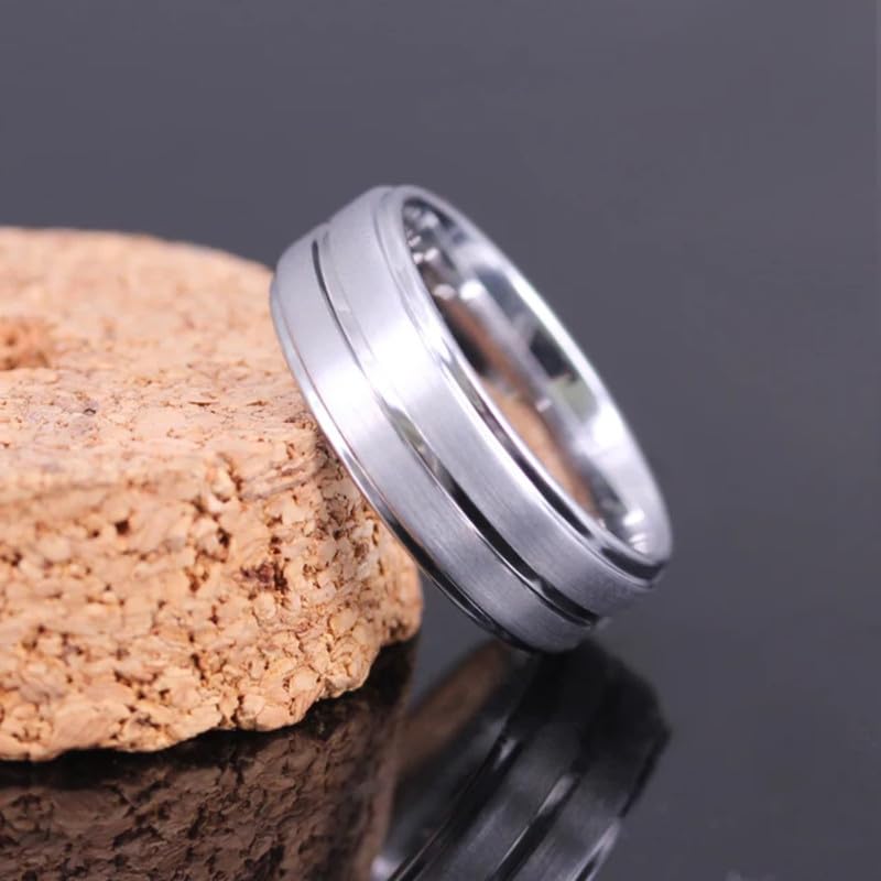 Image of SALTY ALPHA Hand Finger Ring for Men & Boys | Stainless Steel | Stylish & Minimal | Birthday Gift | Aesthetic Jewellery | Accessories for Everyday Wear | Gift for Diwali, Christmas, Marriage, Birthday