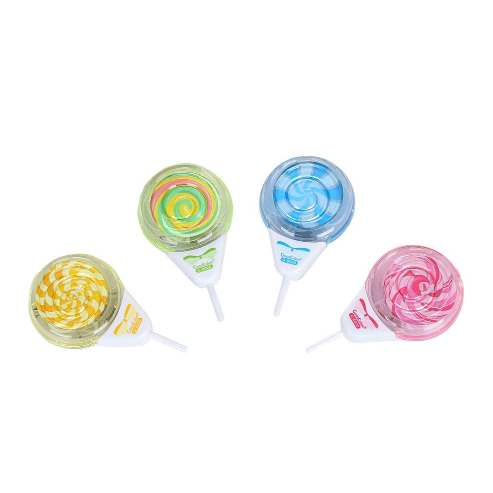 10 PCS Lollipop Sharpener,Pencil Sharpener for School Students, Creative Stationery for Children Christmas New Year Gift Prize