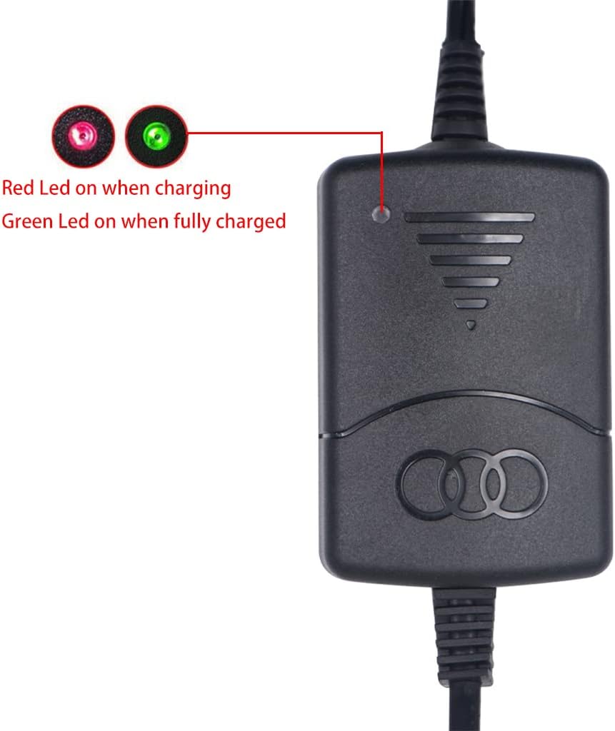 12V Sealed Lead Acid Battery Charger, SLA Battery Charger 1300mA with Crocodile Clip, Short Circuit Protection Green image 2