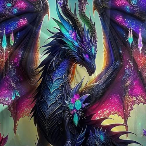 Housse de couette dragon avec fermeture éclair cachée et parure microfibre 3D