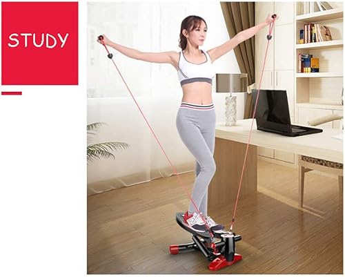 Miniatura 5 de Mini Multifunction Stepper Exercise Equipment Burn Calories Health Fitness Aerobic Exerciser with Resistance Bands and Magnet Foot Massage