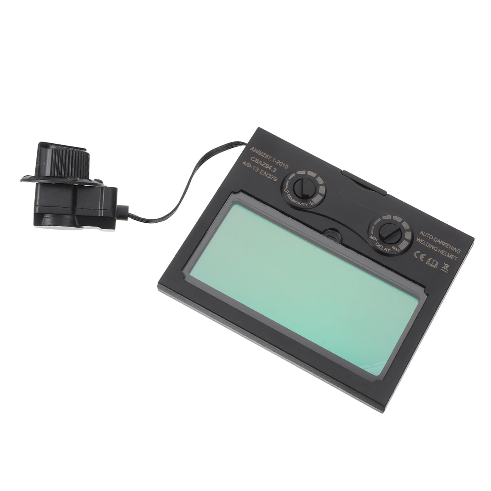 SHINEOFI de Soldadura Oscurecimiento Automático Solar LCD Soldadura Compatible con Casco de Soldador