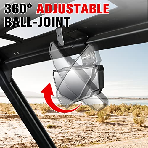 Rear View Mirror and Side Mirrors Kit for CanAm Defender Defender MAX