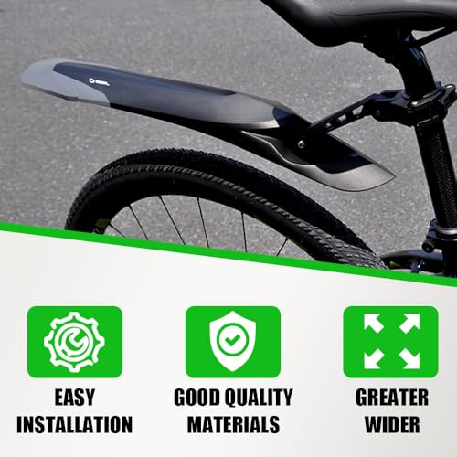 Guardabarros Ajustable para Bicicleta RBRL RL-910, Liberación Rápida Universal para Bicicletas MTB y Ebike 24-29 pulgadas miniatura 5
