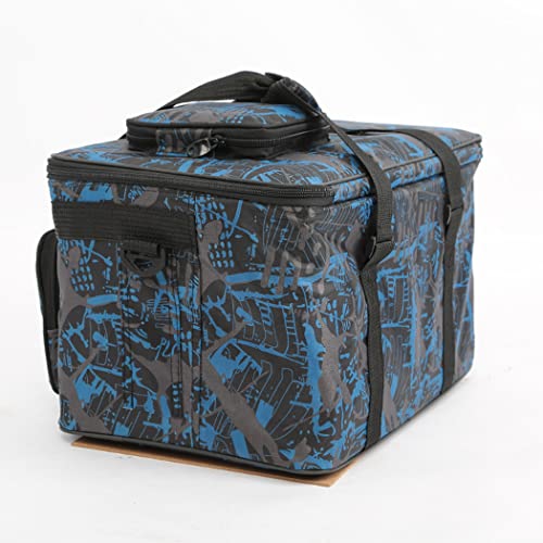 Image of Art Supplies Organizer Bag Craft Tool Storage Tote Arts and Crafts Carrying Case Artist Travel Carrier Bag with Headband Waterproof Paint Box Foldable For Drawing Sketch Painting Sewing Large Capacity