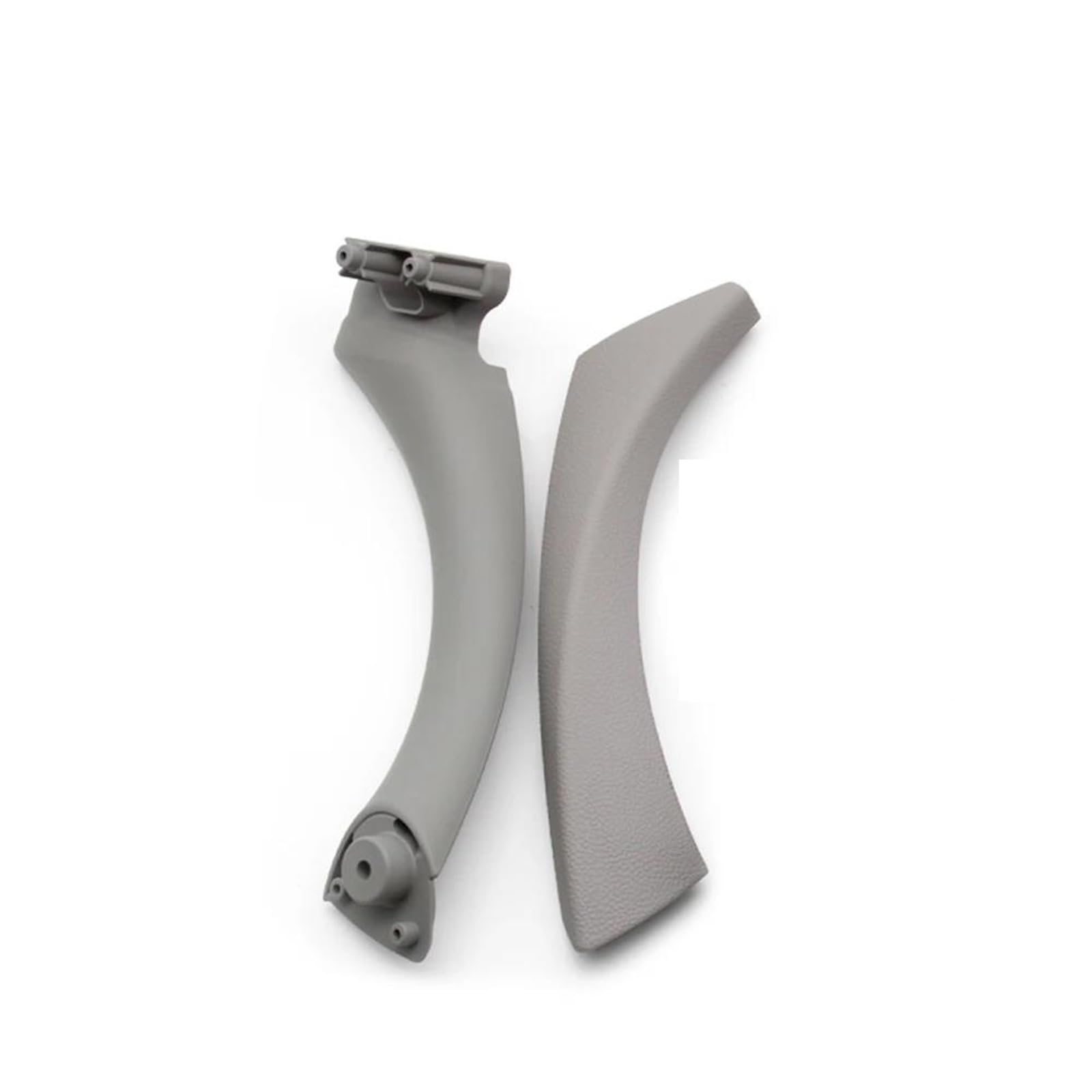 ZAPORA Left Right Car Interior Door Inside Handle with Handle Cover Trim Replacement for BMW 3 Series for Coupe E92 2006-2010 Handle Cover(Titanium Left)