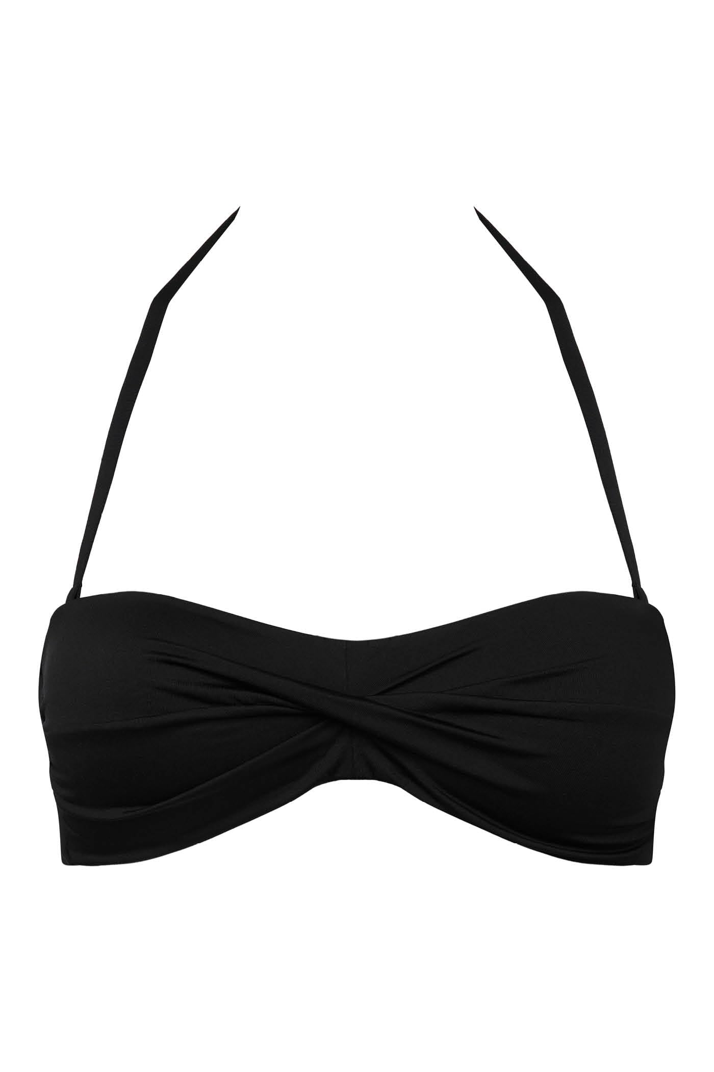Goldenpoint Donna Costume da Bagno Tache - Parte Alta del Bikini - Fascia con Incrocio Leggermente Imbottita e Spallina Removibile