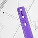 BAZIC Jeweltones Color Plastic Ruler 12