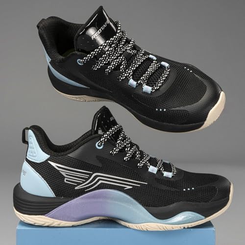 Image of Red Tape Men's Sneakers Blue White Mesh Pu Round Toe Lace-Up