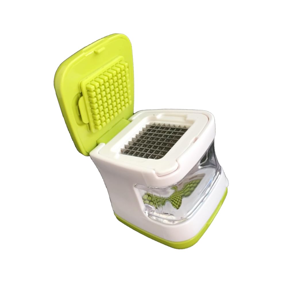 Juego de 10 cubos de acero inoxidable para prensar ajos, herramienta de cocina, trituradora manual con contenedor de almacenamiento, para cocinar en casa, restaurante