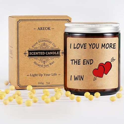 Gifts For Wife Mothers Day Gifts From Husband, Birthday Gifts For Her Wife - Mothers Day Romantic Gifts For Her Wife Girlfriend, I Love You Anniversary Ideas Gifts For Her, Lavender Scented Soy Candle #TOP4