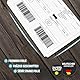Selbstklebende DIN A5 Etiketten 210 x 148 mm auf DIN A4-100 Blatt (200 Labels) - (2 pro A4 Bogen) matte Oberfläche, bedruckbar mit Tinte- und Laserdruckern, Aufkleber für viele Bereiche - GERMANY