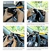 Steering Wheel Lock with 2 Keys,T Type Bar Steering Wheel Lock High Visibility Car Lock Cut Resistant Anti-Theft Device Universal Steering Wheel to Seat Belt Lock for Cars SUV Van Golf Cart Truck #3