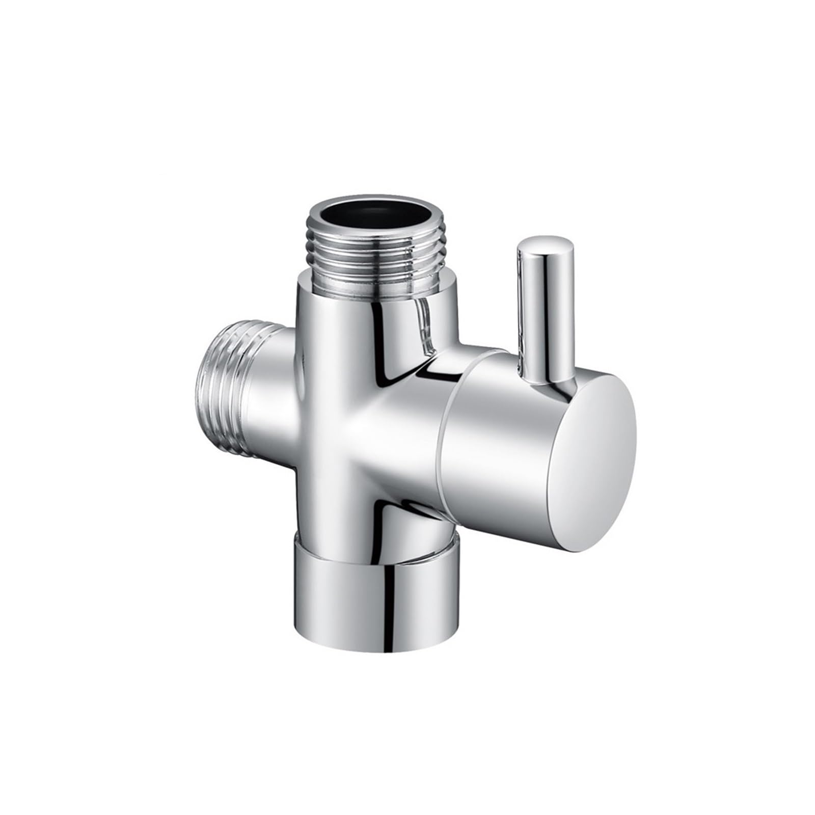 RAHBI Desviador de 3 vías multifunción G1/2 con Interruptor de válvula de Cierre for rociador de bidé de Inodoro o Grifo de Ducha válvula adaptadora T 728T Leisurely