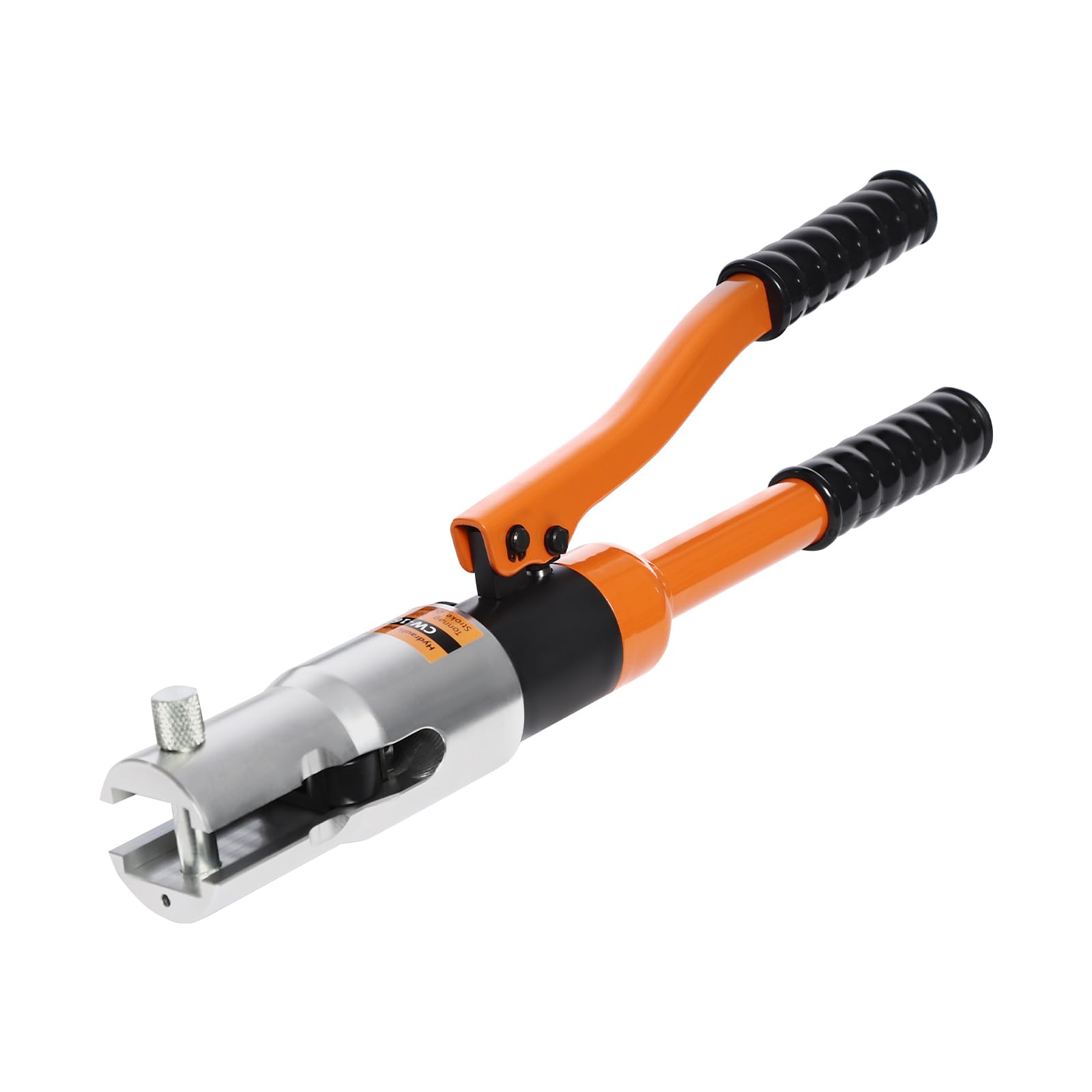 10T/100KN hydrauliczne szczypce zaciskowe do rur M12, M15, M18, M22, M28, narzędzie zaciskowe z głowicą obracającą się o 360° i wyłącznikiem odciążającym