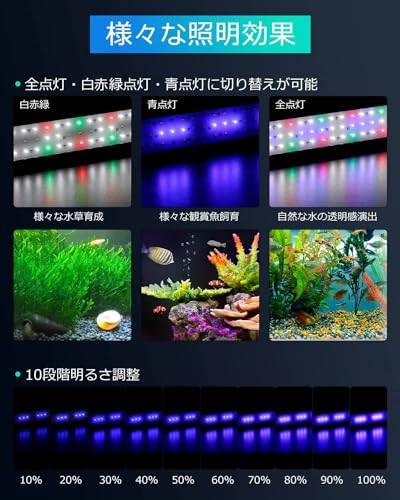DEWEL 水槽 ライト LDD-JY-SZ-SPL-30-US の商品画像 1
