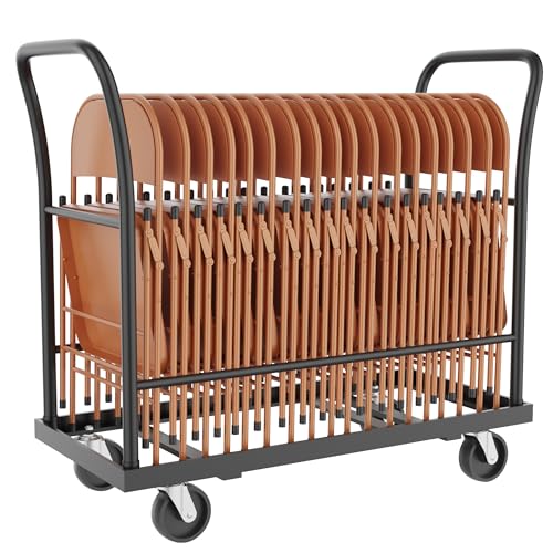 Carretilla plegable para sillas con ruedas 300 lbs capacidad miniatura 1