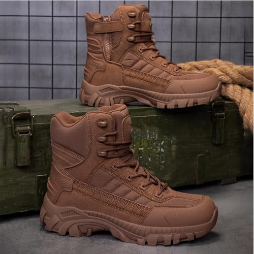 Work Boots for Men Lightweight Tactical Outdoor Combat Boots army tactical shoes4