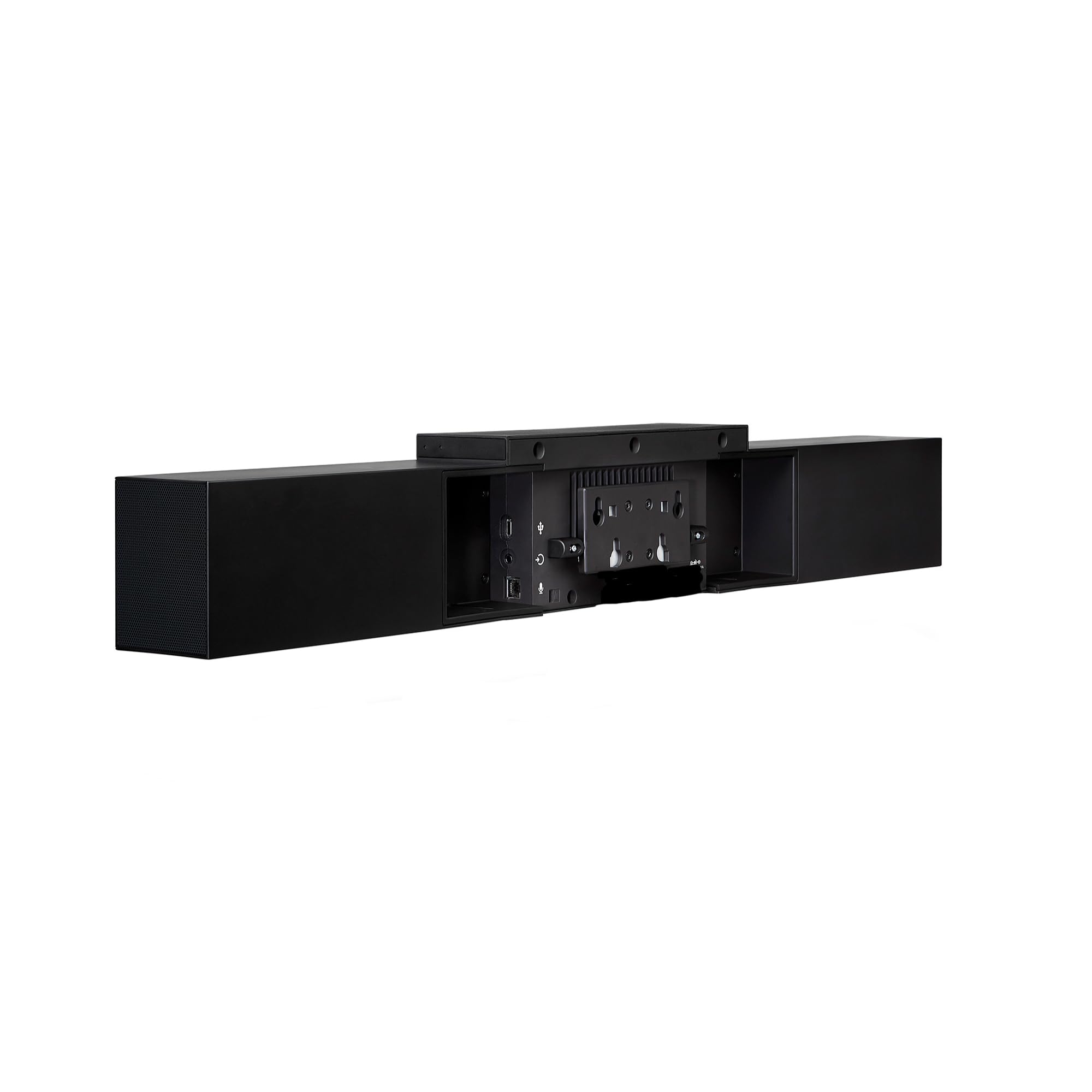 Poly Studio 4K UHD - Cámara de videoconferencia USB todo en uno con soporte para pantalla VESA, matriz de micrófonos de seis elementos, altavoces estéreo, DirectorAI, marco de altavoces, certificado