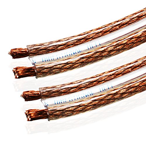 Van Damme 2 x 6.00mm Audio Cable de altavoz de interconexión doble (Definición Total Hi-Fi Direccional) / 18M