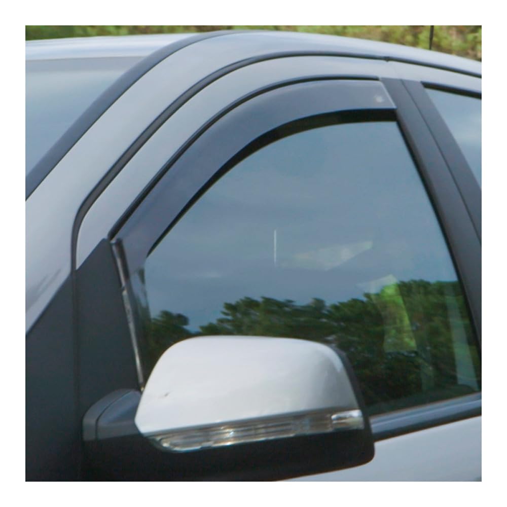 DGA Déflecteurs d'air Compatible avec Toyota Yaris IV Cross (MXP) 2020- (2-pièces), Gris