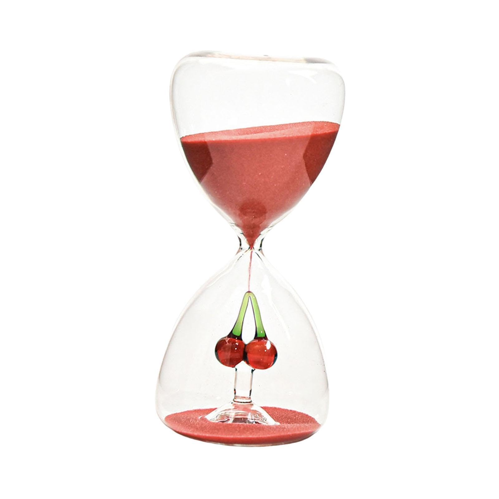 KIXZSAZ for Creative Glass Hourglass Timer Decorative Sand Timer Home Office Functional 15 Minutes Time Management Accent Decorative Sand Home Christmas