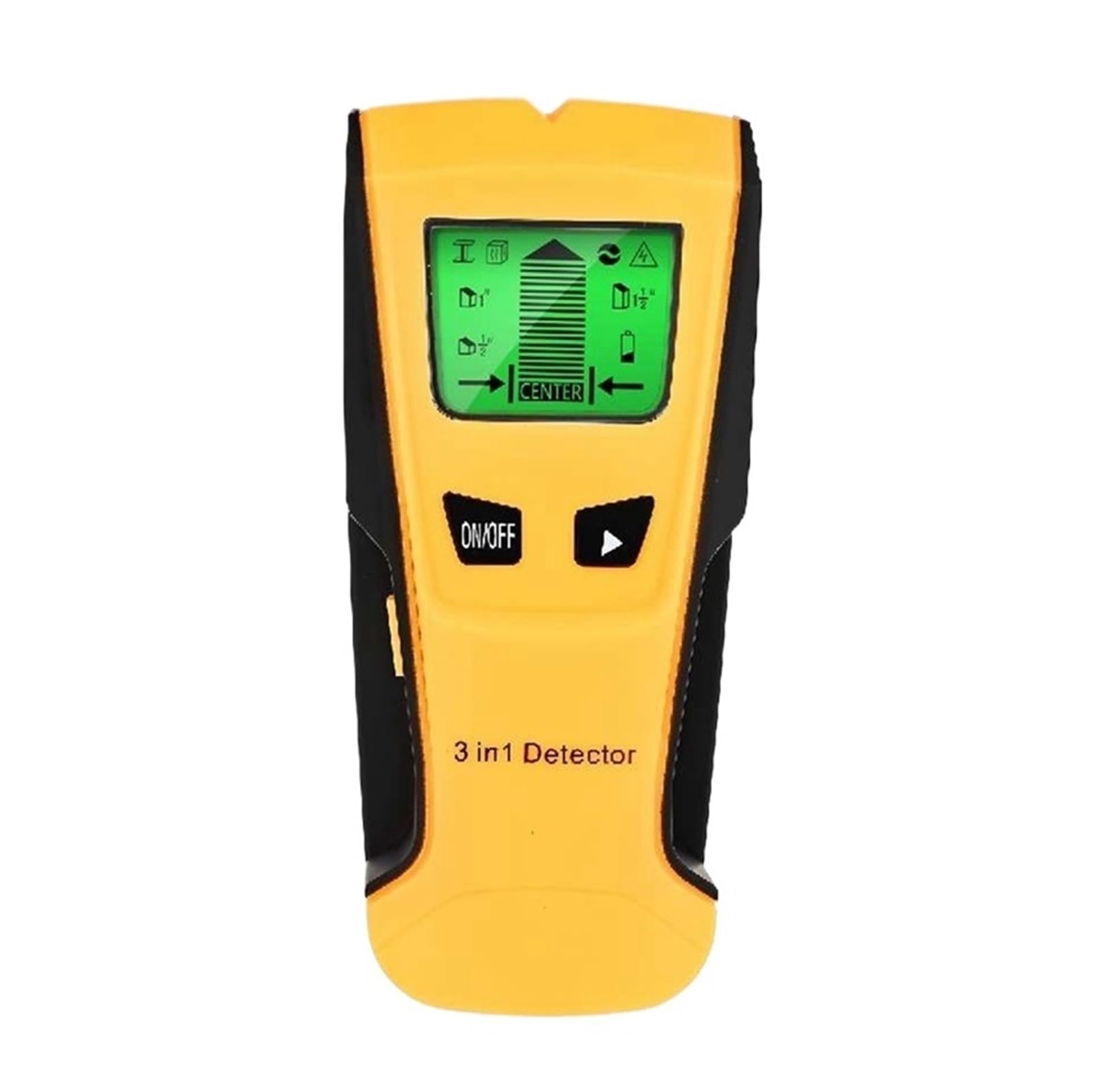 Sensore per perni Intelligente Multifunzionale Rilevatore di Metalli 3 in 1 Rilevatore da Parete for Scanner da Parete Borchie in Metallo for Legno Rilevamento di Tensione CA sotto Tensione