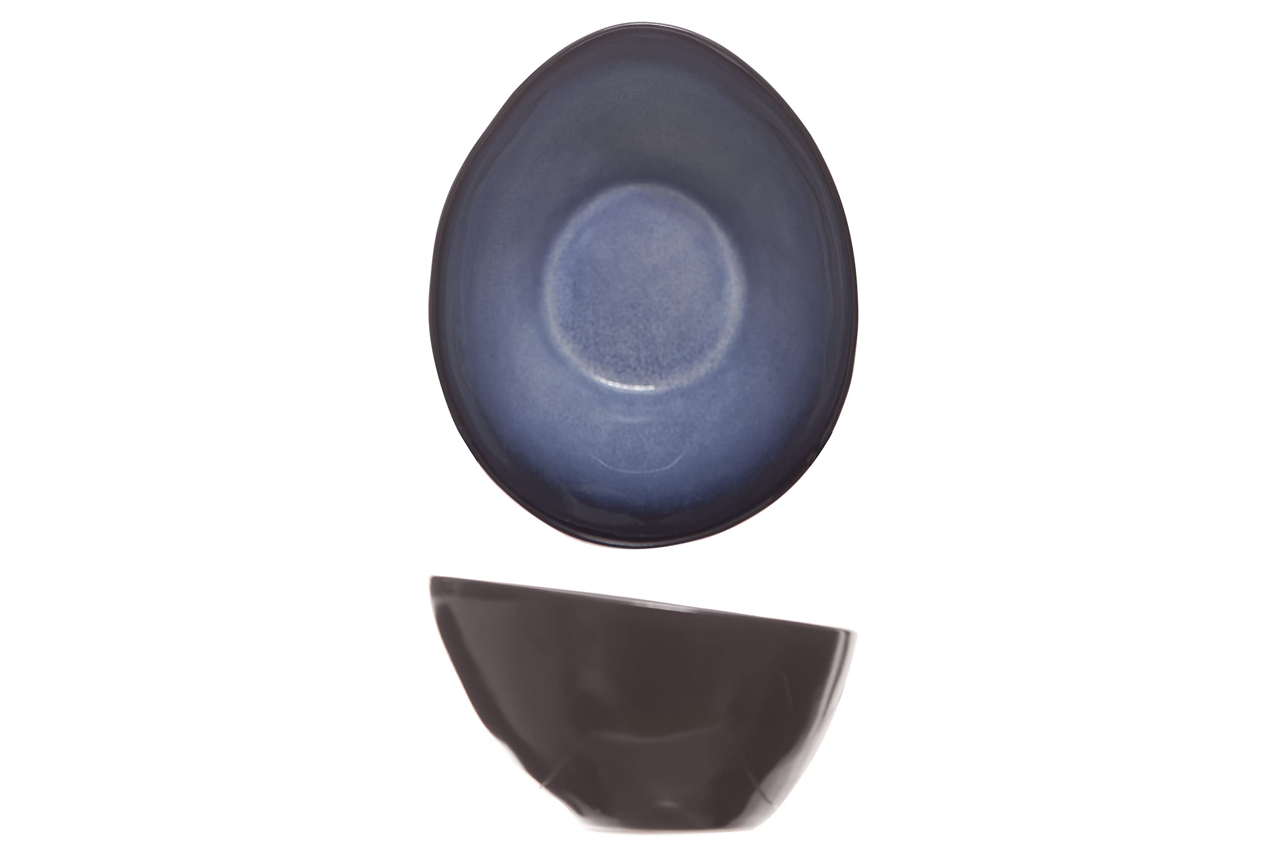 Cosy & Trendy Oval Bowl Sapphire Blue - 10 x 7.5 cm XH 6 cm - Pack of 6