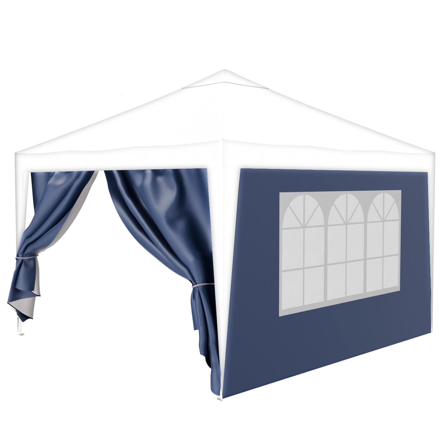 seitenteile zelt 24MOVE® Pavillon 2er Set 2x3m mit Fenster & Reissverschluss, wasserdicht, blau Temperatur:-7C VEVOR 6 Person Pop related-compression-stuff-sack