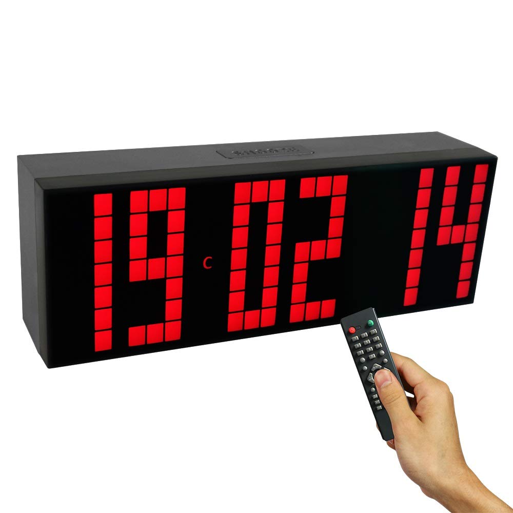 Home Decoration The Third Generation LED Electronic Creative Alarm Clock, Multi-function Remote Night Light Digital Timer, Calendar, Time, Temperature. Home Decoration Accessories