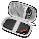 APXEL Tasche Hülle für SanDisk Extreme PRO/Extreme Portable SSD 128GB 500GB 1TB 2TB, Wasserdicht...