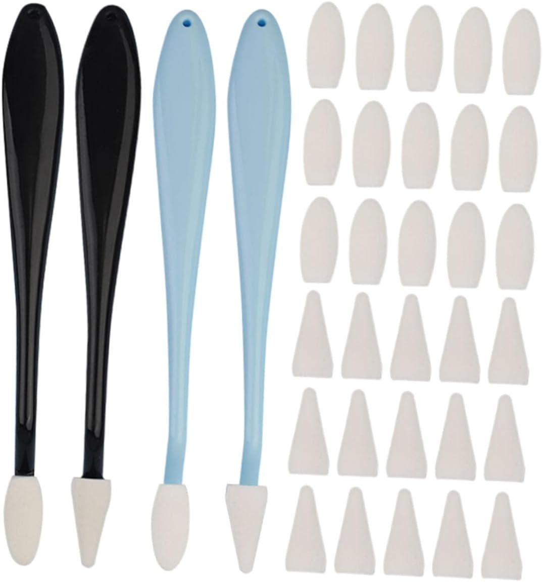 Hoement Portable Paper Art Blenders Set Lightweight Drawing Tools with Ergonomic Handles for Artists and Students Includes Blending Stumps Smudge Erasers and Sponge Wipers for Softening
