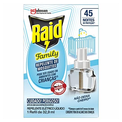 Raid Repelente Elétrico Líquido 45 Noites Family Refil