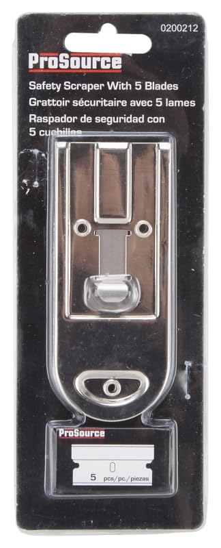 Edward Tools Razor Blade Safety Scraper with 5 Refill Blades - Retractable Razor Blade tool for Windows Scraper, Glass Scraper, Sticker Remover, Cleaning Tool — Amazon image 2