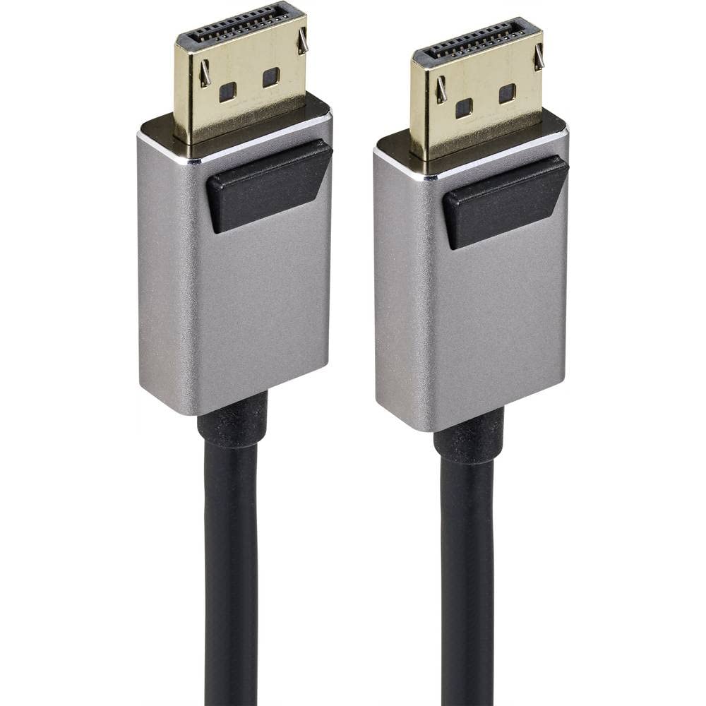 SpeaKa Professional DisplayPort Cavo Spina DisplayPort, Spina DisplayPort 1.00 m Nero SP-9510448 UHD 8K, Cavo Displaypo