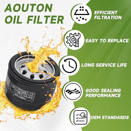 Image of 6Pcs 49065-0721 49065-7007 Oil Filter for Kawasaki FR600V | Compatible with Kawasaki FR730V FX600V FX730V FS691V FX691V FR691V FS651V FR651V