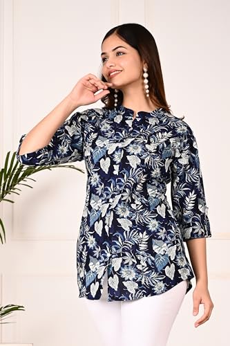 Image of FebQ Printed Shirt Style Top for Women